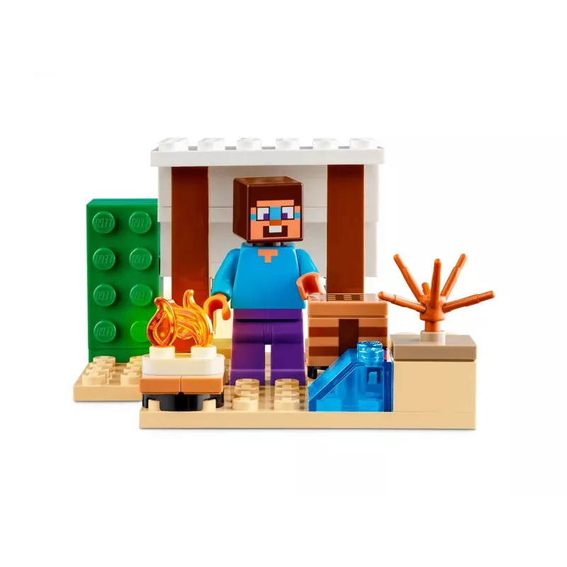 Lego Minecraft 21251 Stīva tuksneša ekspedīcijas rotaļu bioma komplekts