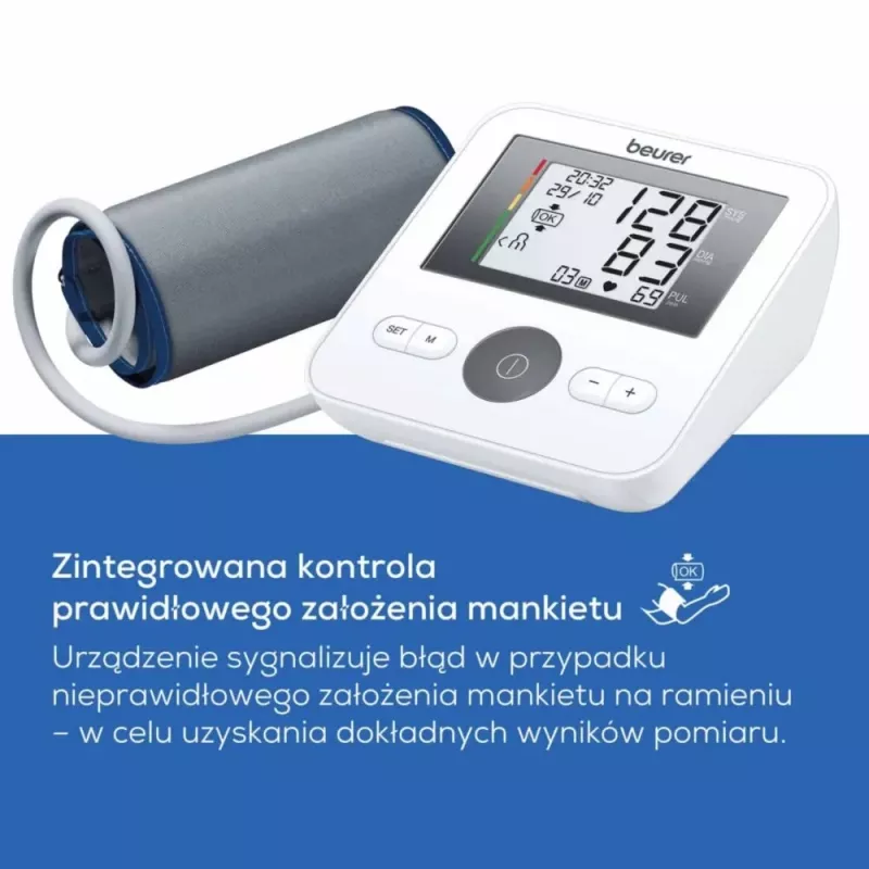 Asinsspiediena mērītājs Beurer BM27 automātiska mērīšana ar LCD displeju