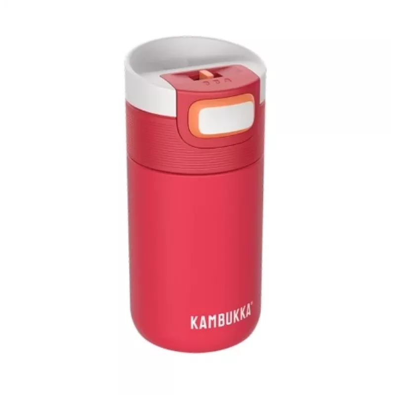 Termokrūze Kambukka ETNA 300 ml — nerūsējošā tērauda vakuumizolēta, pretšļakatu ar SnapClean vāciņu, 7,1 cm diametrs