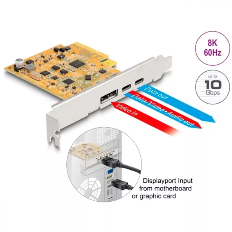 PCI Express x4 karte DeLOCK 90161