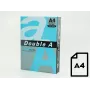 Krāsu papīrs Double A, 80g, A4, 500 loksnes, Tumši zils