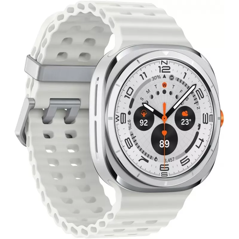 Viedpulkstenis Samsung Galaxy Watch Ultra 47 mm Titanium White — AMOLED 1,5 collas, 4G, 64 GB, 590 mAh