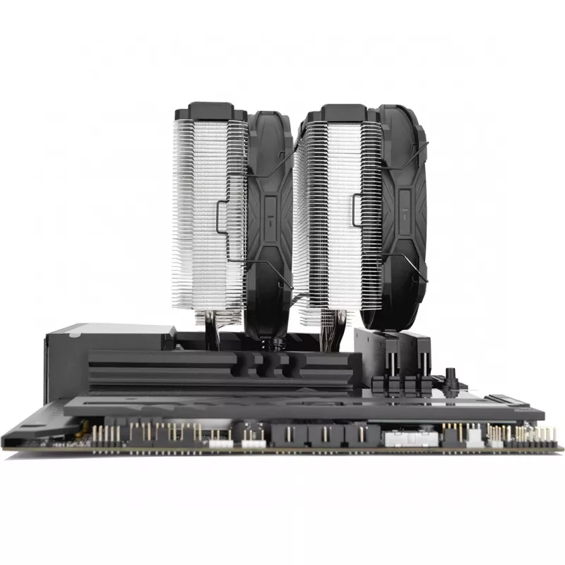 Thermaltake TOUGHAIR 710 - Procesora gaisa dzesētājs - (saderīgs ar: LGA1156, LGA1155, LGA2011, LGA1150, LGA2011-3, LGA1151, AM4, LGA2066, LGA1200, LGA1700, AM5)
