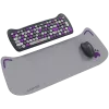Bezvadu tastatūras un peles komplekts CANYON HSET-W6 Kitty Edition – violeta