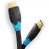 HDMI kabelis Vention AACBN 15 m, HDMI Type A to Type A, HDMI 2.0, 18 Gbit/s, ARC, apzeltīti kontakti, melns
