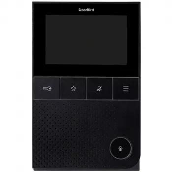 IP video domofons DoorBird A1101 Melns Edition — durvju stacija IP video piekļuves kontrolei (modelis A1101)
