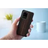Telefona maciņš man and wood Galaxy S20 Ultra melnkoka melns — aizsargājošs viedtālruņa pārvalks