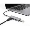 DeLOCK 63173 USB centrmezgls Type-C 5000 Mbit/s melns