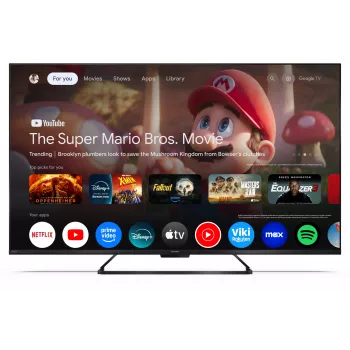 Smart TV Sharp 55HR7265E 55 collu Google TV, melns, energoefektivitātes klase F