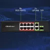 Ethernet Switch QOLTEC 52297 PoE RJ45 with PoE Uplink and SFP port