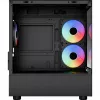 Mikro/Mini-ITX datora korpuss AEROCOOL Geh Viewport Mini-G-BK-v4 ARGB melns