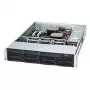 Super Micro Supermicro SC825 TQC-600LPB - Rack Mount 2U - E-ATX - SATA/SAS - Hot-Swap 600 Watt - Melns (CSE-825TQC-600LPB)