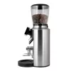 Burr coffee grinder GASTROBACK Design Pro Touch 30 — koniska dzirnakmens, 300 g tvertne, 150 W, melna/caurspīdīga