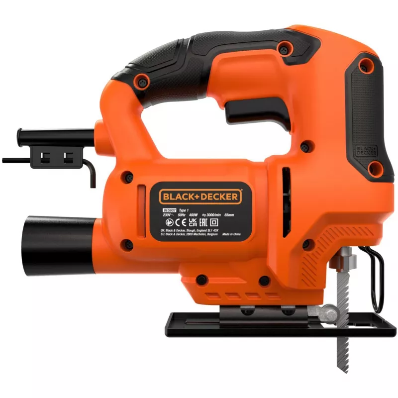 Finierzāģis Melns & Decker BES602 — 400 W, oranži melns rokas finierzāģis