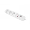 LANBERG PS0-05E-0150-W 1,5M Balts 5X 230V Lanter PAGARINĀJUMS PL. KABELIS NO PILNA VARA