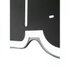 NeXtime pulkstenis 3072zw Thumbs up, 40,5x41 cm, sienas, melns/sudrabs
