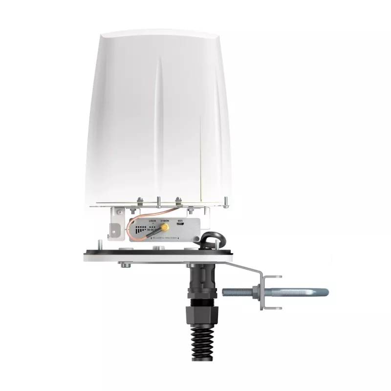 Daudzvirzienu tīkla antena QuWireless QuSpot A140S-A, PoE/LAN, 0,694–2,7 GHz, līdz 4 dBi, balta