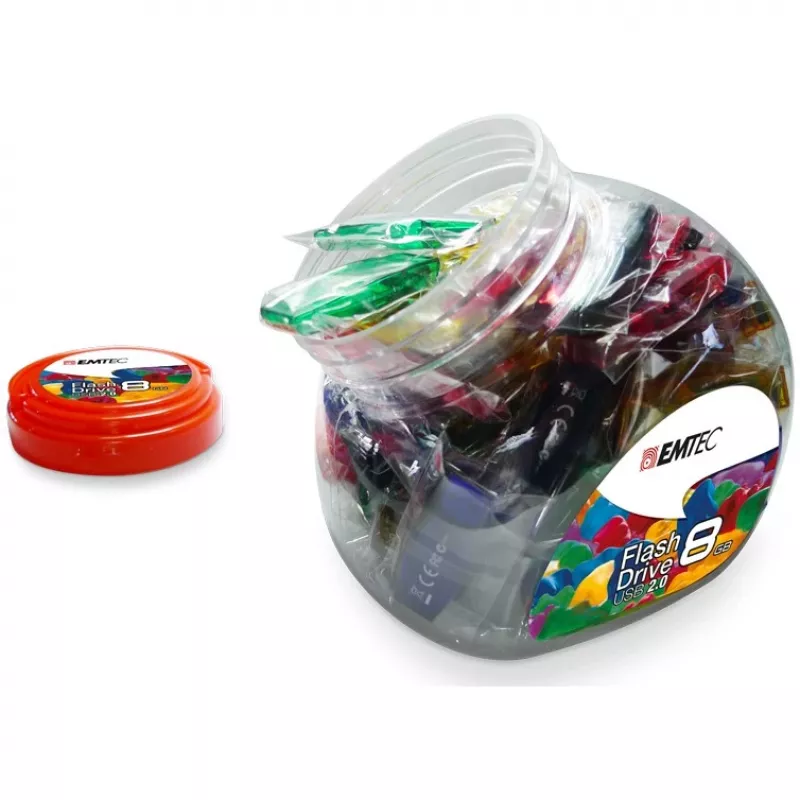 USB zibatmiņa Emtec 32 GB USB Type-A C410 Color Mix Candy Jar