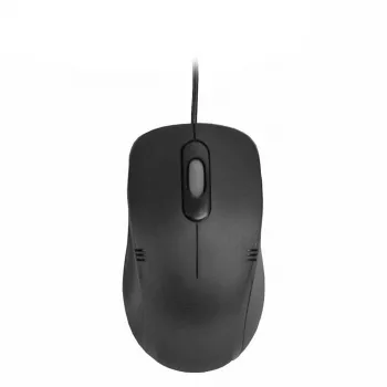 Inter-Tech M-3026 USB optiskā 1000DPI pele, piemērota abām rokām, melna (88884083)