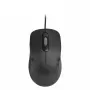 Inter-Tech M-3026 USB optiskā 1000DPI pele, piemērota abām rokām, melna (88884083)