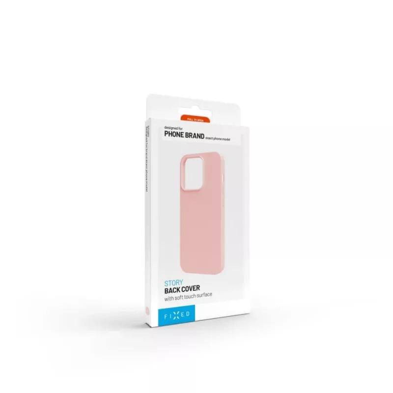 Fixed Story | Aizmugurējais vāciņš | Samsung | Galaxy A56 5G | Gumijots | Rozā