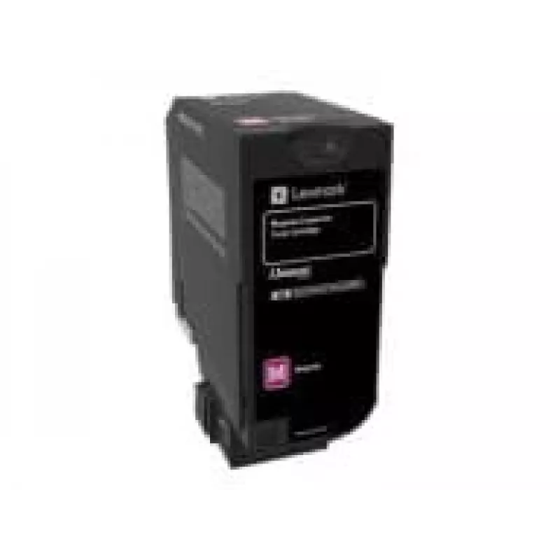 tonera kasete Lexmark 74C20ME 1 gab. fuksīna