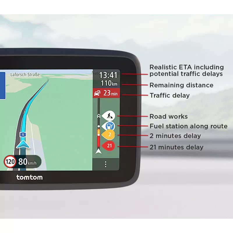 TomTom GO Classic navigators 15,2 cm 6 collu skārienekrāns Melns