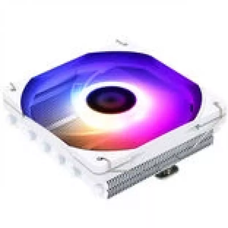 Thermalright AXP120 X67 ARGB zema profila CPU dzesētājs - 120 mm, balts (AXP120 X67 Balts ARGB)