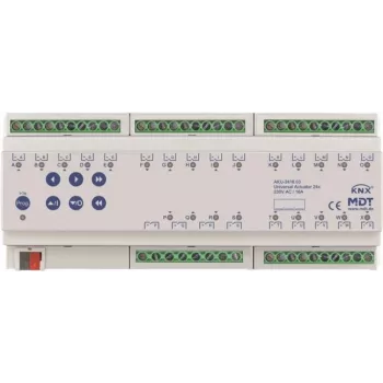 MDT Battery-2416.03 universālais izpildmehānisms 24 kanālu 12TE REG 16A 230VAC 100µF 15EVG (Battery-2416.03)