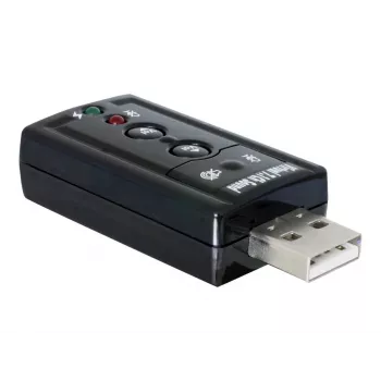 DeLOCK USB Sound Adapter 7.1 - Skaņas karte - Stereo - USB (61645)