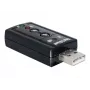 DeLOCK USB Sound Adapter 7.1 - Skaņas karte - Stereo - USB (61645)