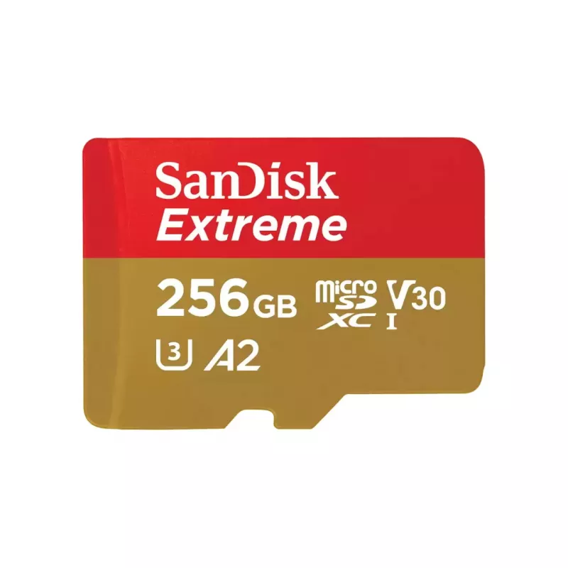 MicroSDXC SanDisk Extreme 256GB UHS-I Class 10 SDSQXAV-256G-GN6GN
