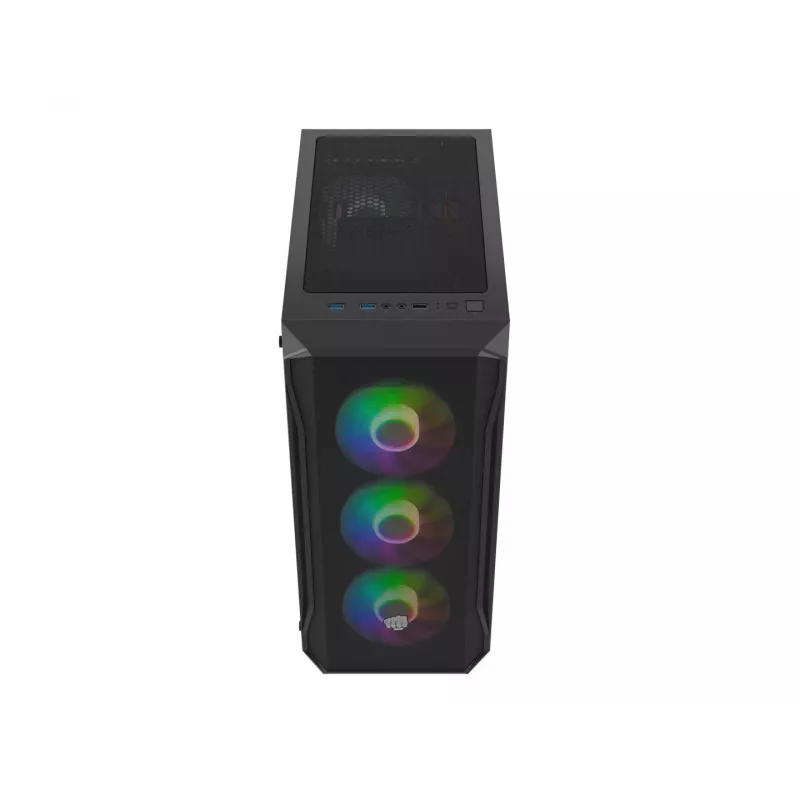 Korpuss Fury Shobo SH4F ar RGB logu un 4 ventilatoriem MIDI datoram