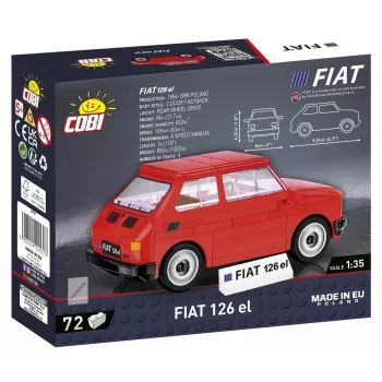 Rotaļu konstruktors Cobi Youngtimer Collection Fiat 126p el 24531 — 150 gabali