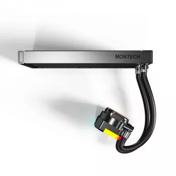 Viss vienā šķidruma CPU dzesētājs Montech Hyper Flow ARGB 240 mm, melns