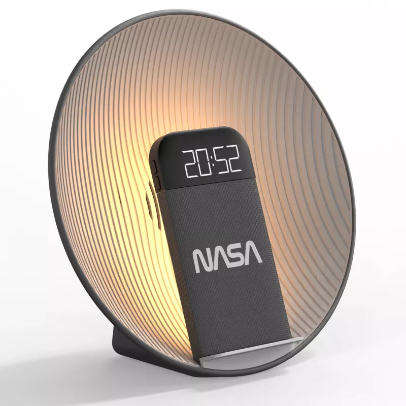 NASA SPC600 Bluetooth skaļrunis / modinātājpulkstenis / bezvadu lādētājs