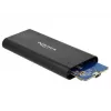 Delock - glabāšanas korpuss - M.2 - M.2 NVMe karte - USB 3.1 (Gen 2) - melns (42614)