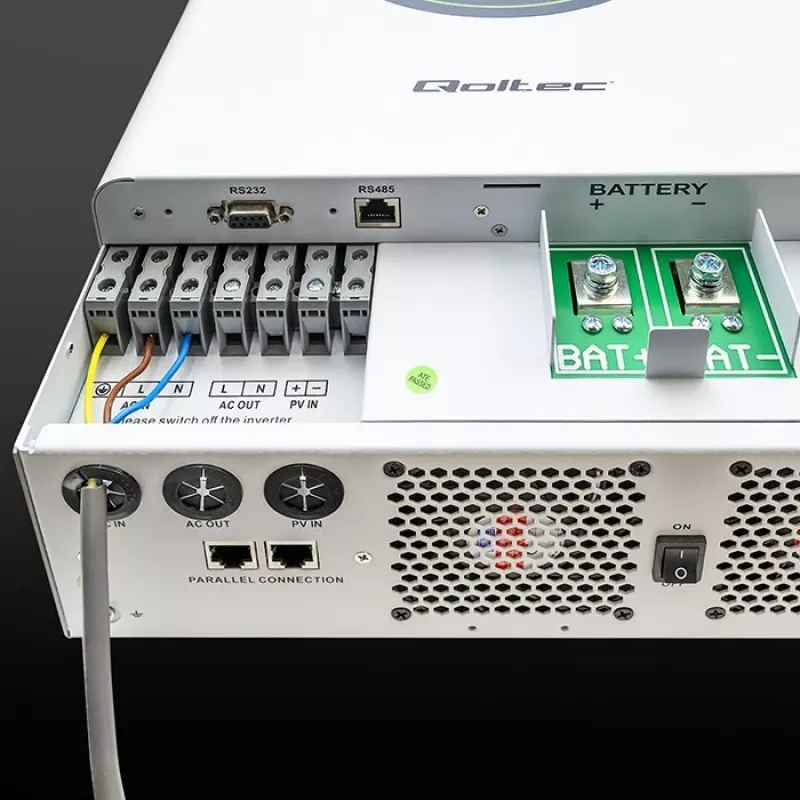 Hibrīda saules enerģijas invertors QOLTEC 53861 6,2 kVA 6,2 kW