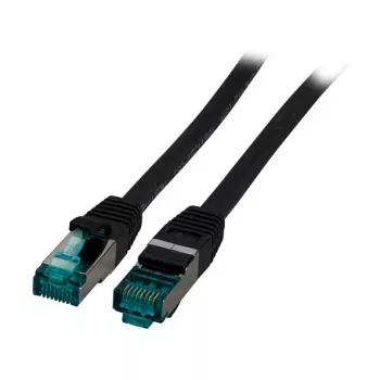 EFB-Elektronik RJ45 komutācijas kabelis Cat.6A S/FTP LSZH melns 7,5m Ražotājs: EFB Elektronik (MK6001.7,5B)