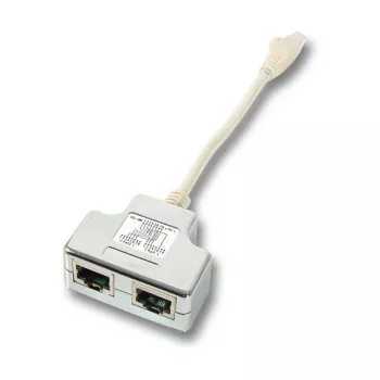 Tīkla sadalītājs EFB Elektronik K5122.015 vīrišķais/sievišķais Cat5e 10/100BASE-TX balts