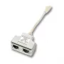 Tīkla sadalītājs EFB Elektronik K5122.015 vīrišķais/sievišķais Cat5e 10/100BASE-TX balts