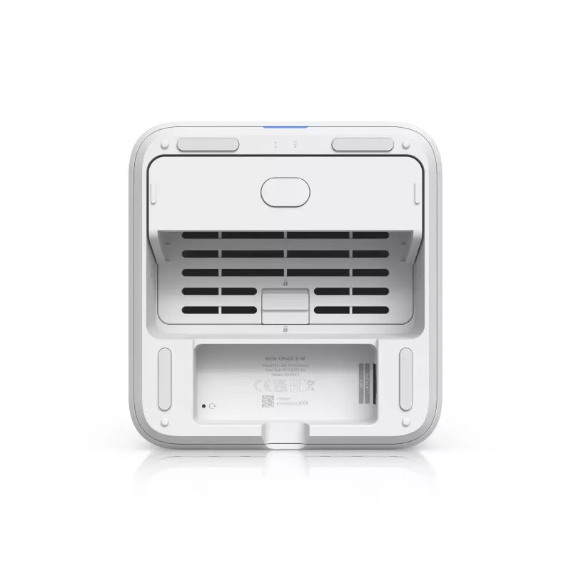 Ubiquiti UNAS-2-W Unifi Nas 2X 3.5 HDD nodalījumi, 2.5GBE, USB-C, POE++ adapteris