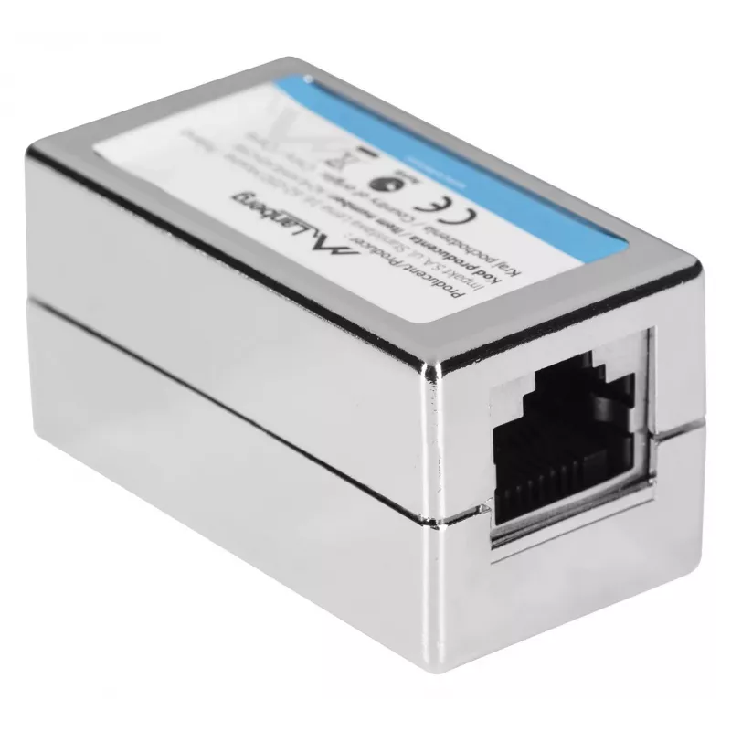Lanberg AD-RJ45-RJ45-OS6 kabeļu dzimuma pārveidotājs RJ-45 Sudrabs