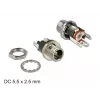 DeLOCK 89911 DC Melns Nickel vadu savienotājs