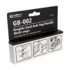 Grafikas kartes turētājs Lian Li GB-002 tērauda, universāls, 128,4 mm x 104 mm, melns, atbalsta 2 GPU