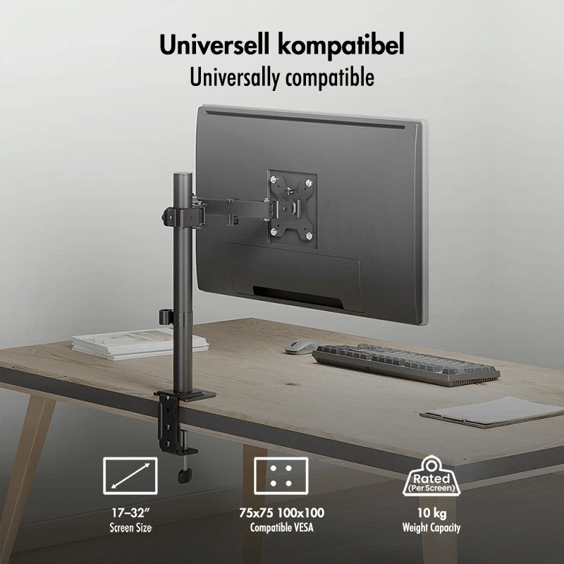 Monitora stiprinājums 17-32 10 kg max, tērauds