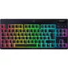 MelnsWidow V4 Low-Profile TKL HyperSpeed, spēļu tastatūra melna, DE izkārtojums, Razer Low-Profile oranža