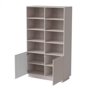 Skapis Cama Meble LIVERTI grāmatu plaukts 100×420×1705 mm kašmira krāsā