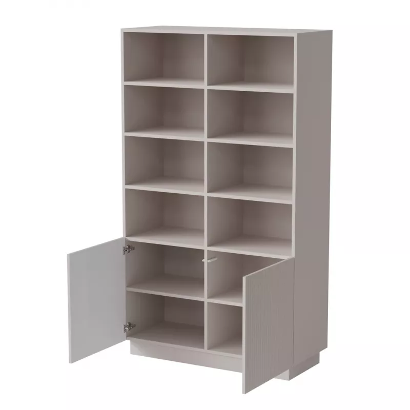 Skapis Cama Meble LIVERTI grāmatu plaukts 100×420×1705 mm kašmira krāsā