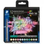 Brush Pen Staedtler Pigment Arts Pasteļkrāsas 12 gab.